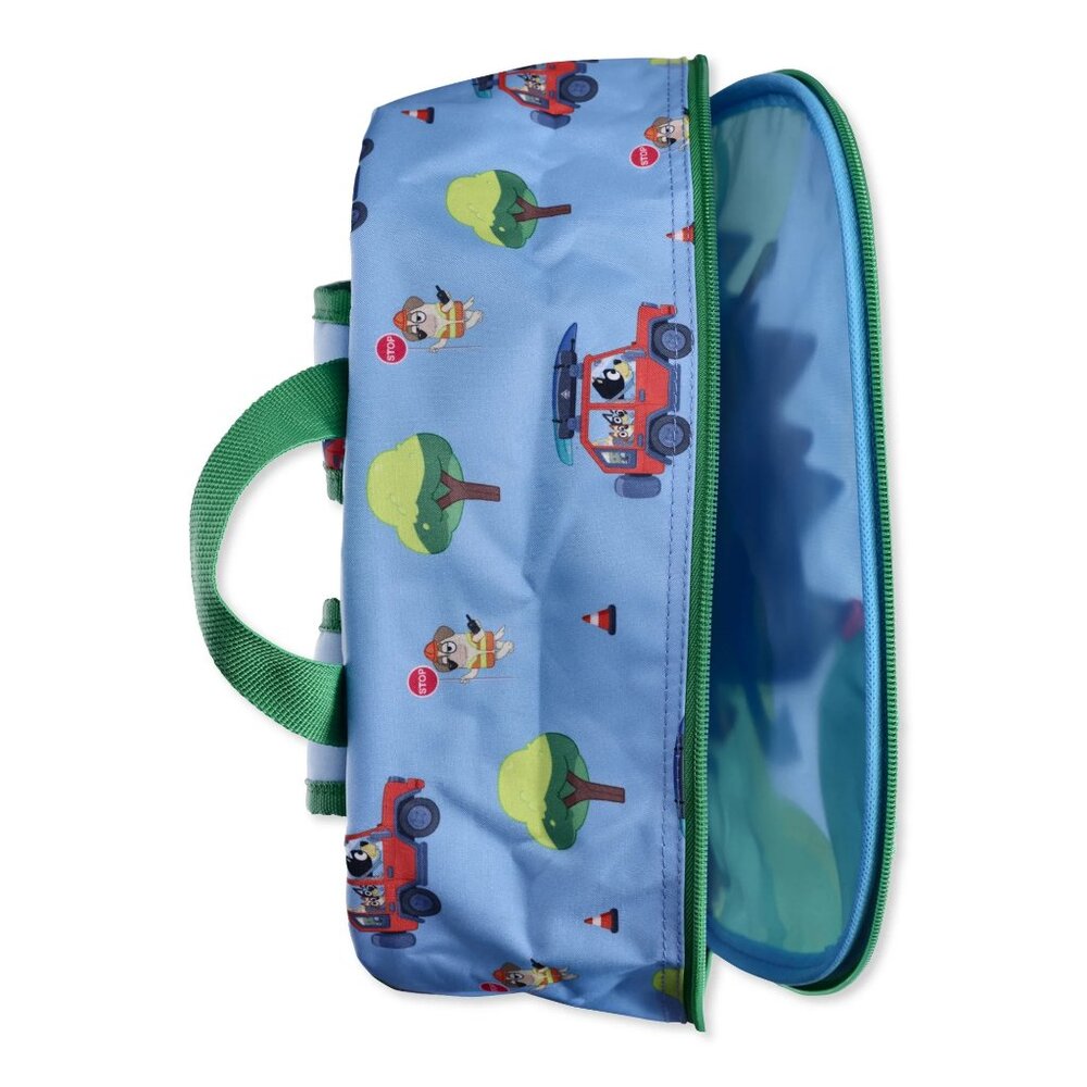 Bluey Kids Laptop Backpack 17" Set with Matching Lunch Tote Bag Adjustable Strap - Picture 6 of 10